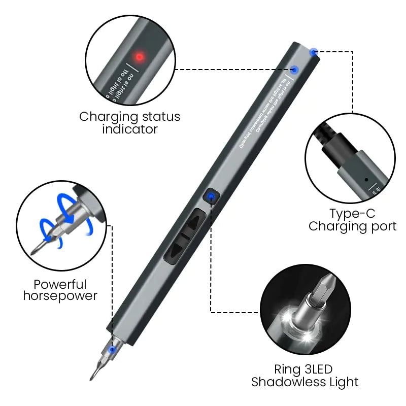 Portable Precision Screwdriver Kit
