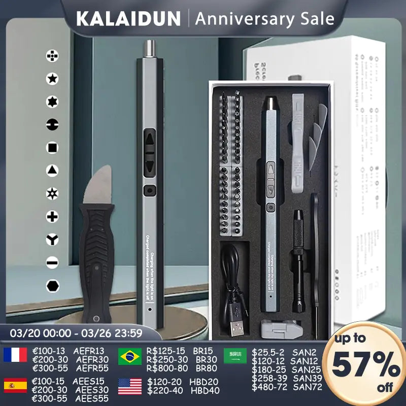 Portable Precision Screwdriver Kit
