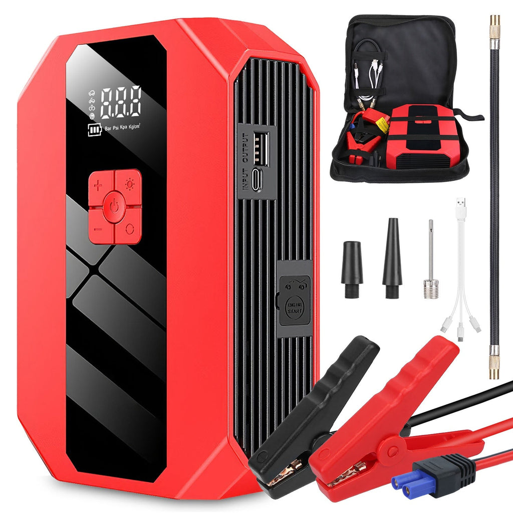 Portable Jump Starter with Air Compressor