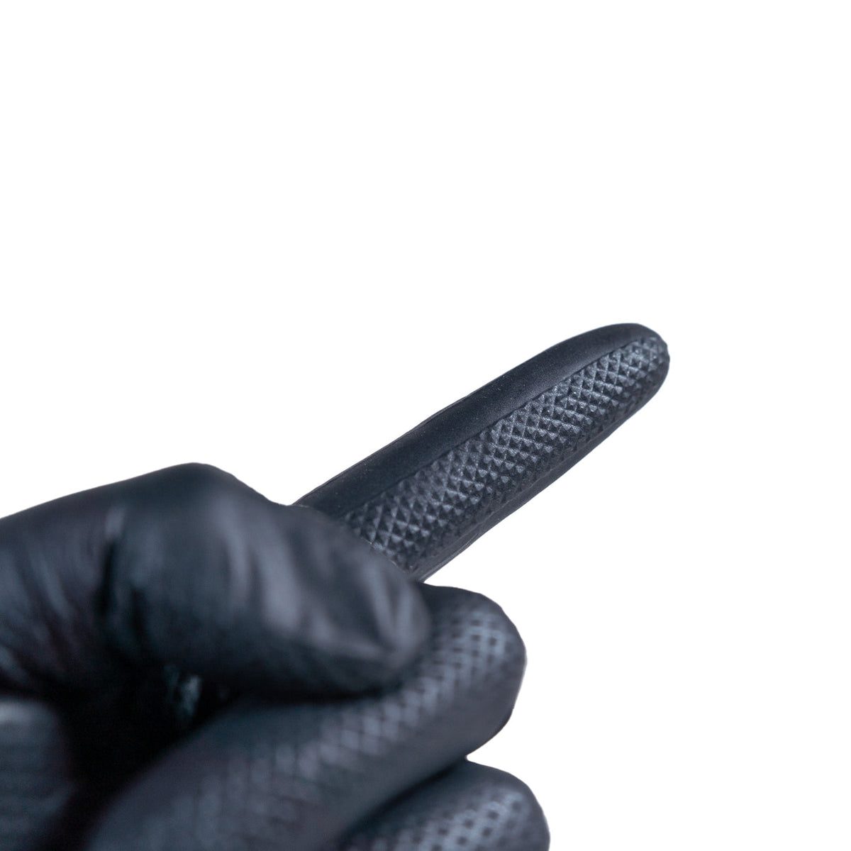 GermBlast 8 Mil Black Nitrile Work Gloves