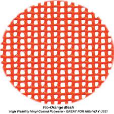 Red Mesh Load Warning Flags with Wooden Dowels (2-Pack)