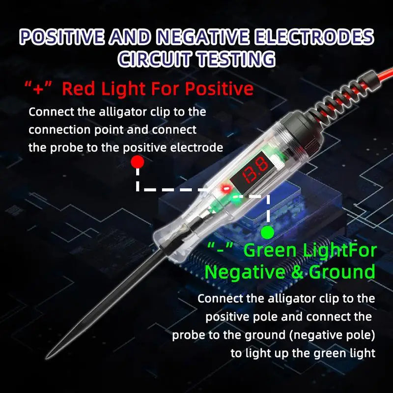Digital Automotive Circuit Tester (3–120V)