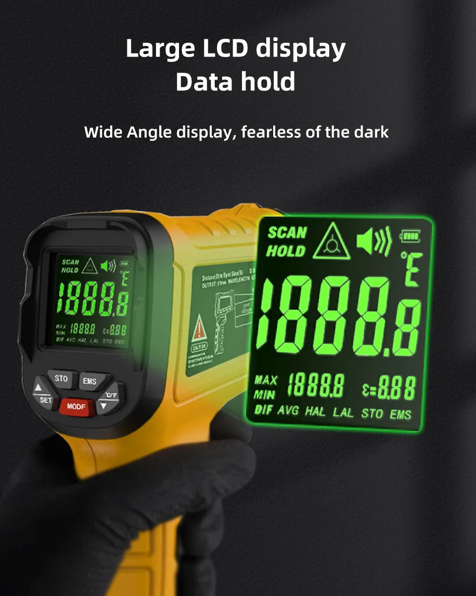 BSIDE H3 Industrial Infrared Thermometer – 2552°F