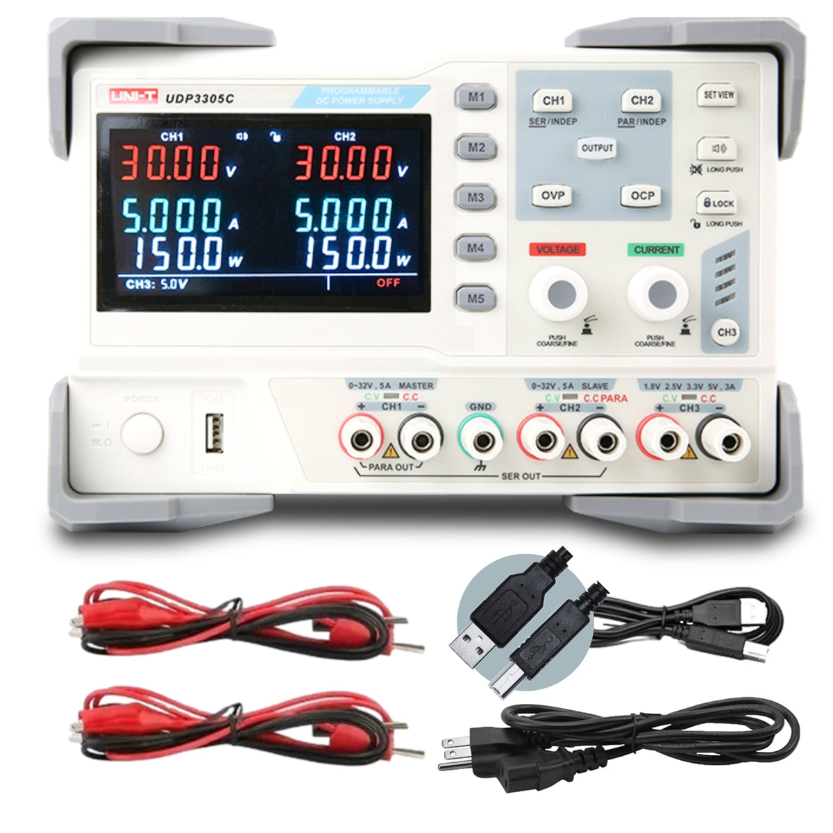 UNI-T UDP3305C 3-Channel Programmable DC Power Supply