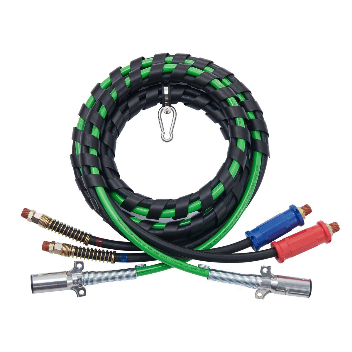 12-Foot Semi-Truck Air Line and Electrical Kit