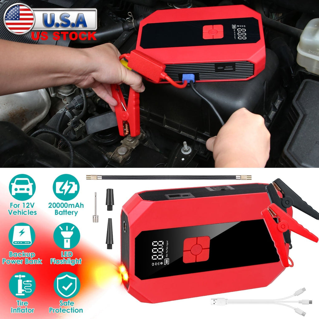 Portable Jump Starter with Air Compressor